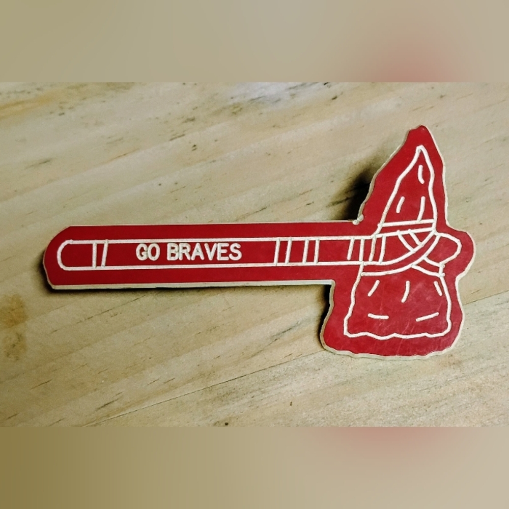 Vintage Atlanta Braves Tomahawk Pin